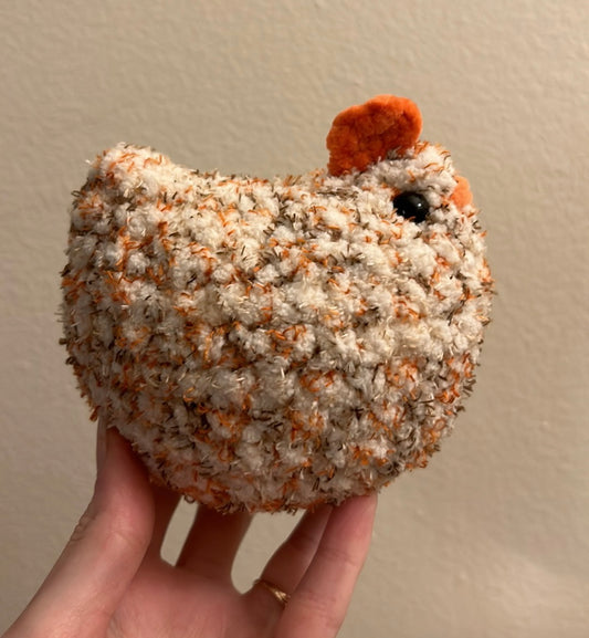 Crochet Chicken Plushie- Made To Order-