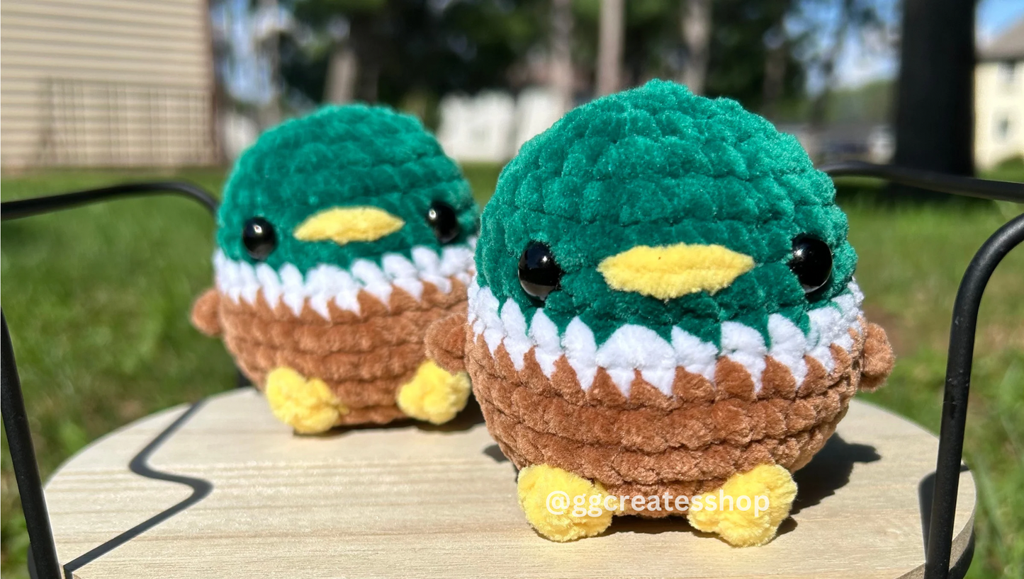 Mallard Duck Crochet Plushie