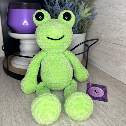 Adorable Frog Crochet Plushie